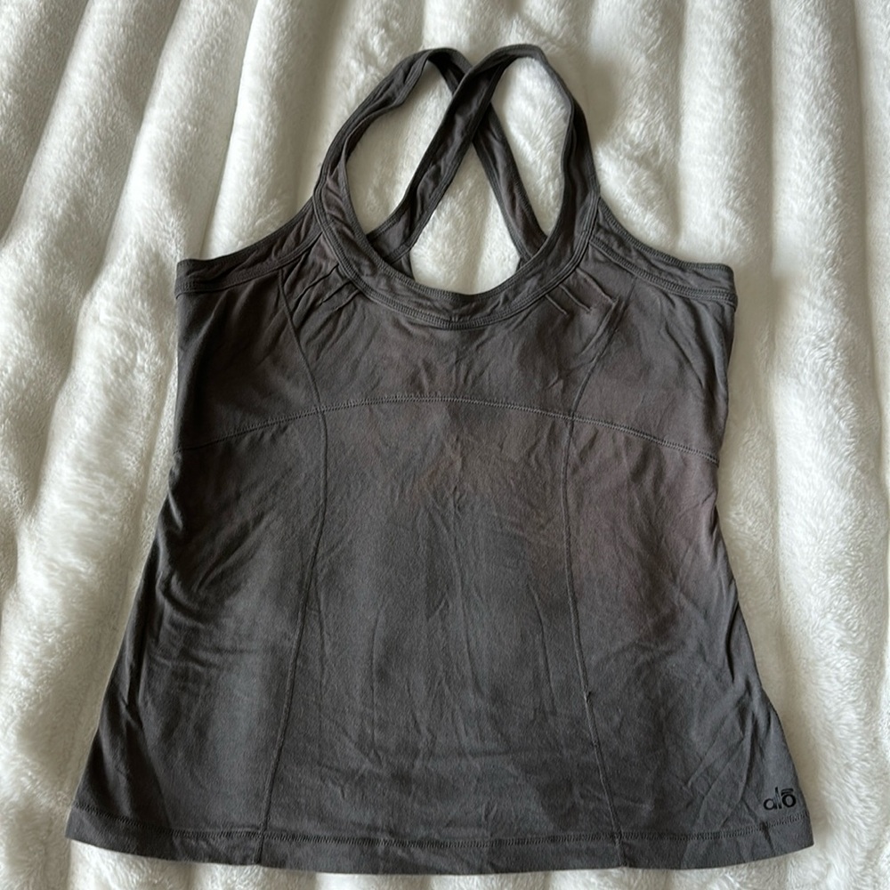 ALO Yoga Gray Tank Top